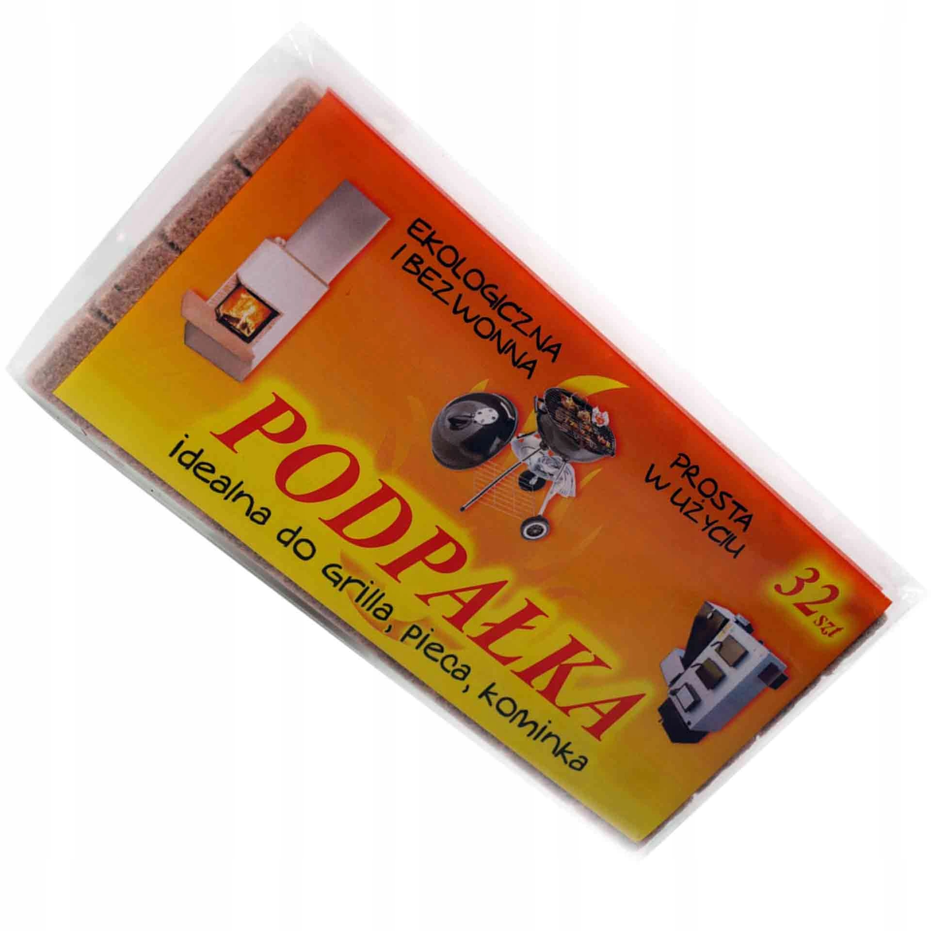 

Rozpałka Do Grilla Kostka Szara 32 kostki