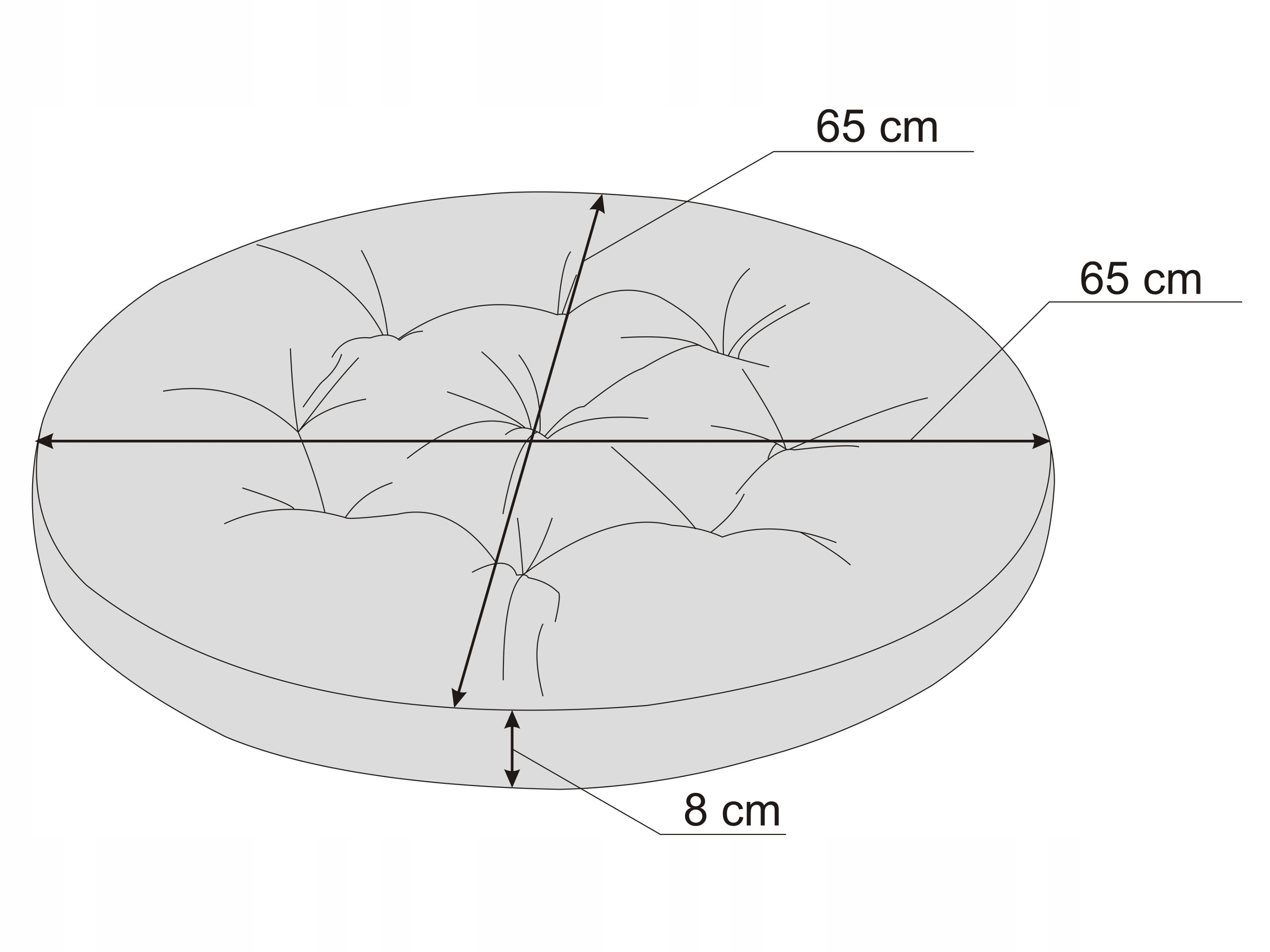 Poduszka na huśtawkę fotel bocianie gniazdo -65 cm Kod producenta STMZIO8