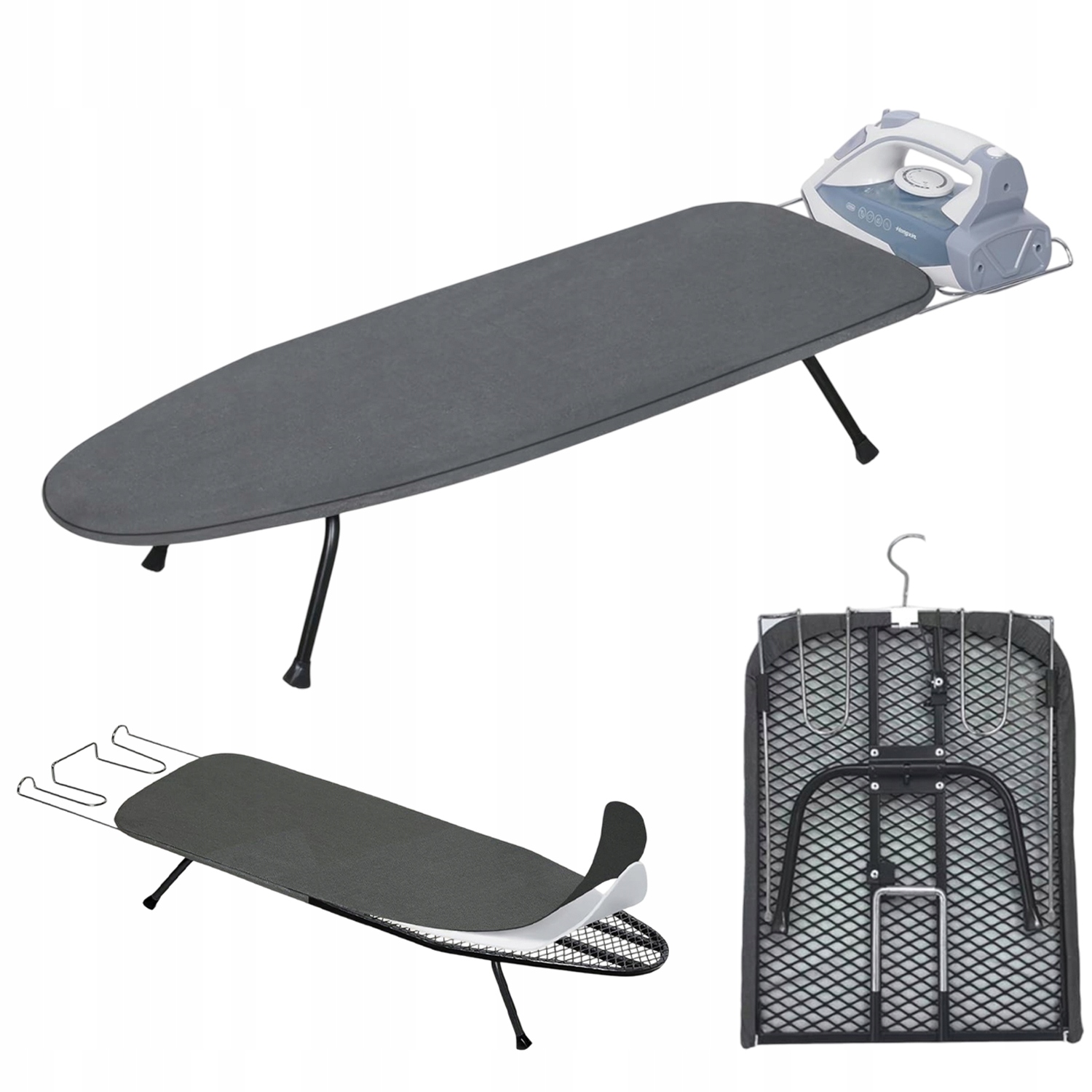 Levně Žehlicí Prkno 76,2X29X17,8 CM, Skládací, Přenosné, Stabilní