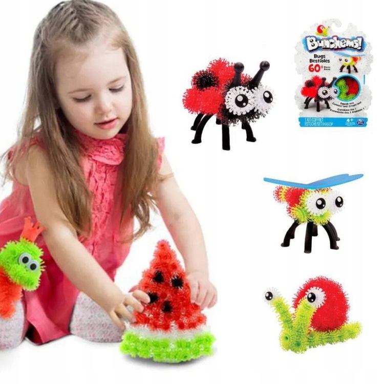 RZEPY CZEPY KLOCKI KULKI KOLOROWE KREATYWNE 60EL Marka Pozostałe