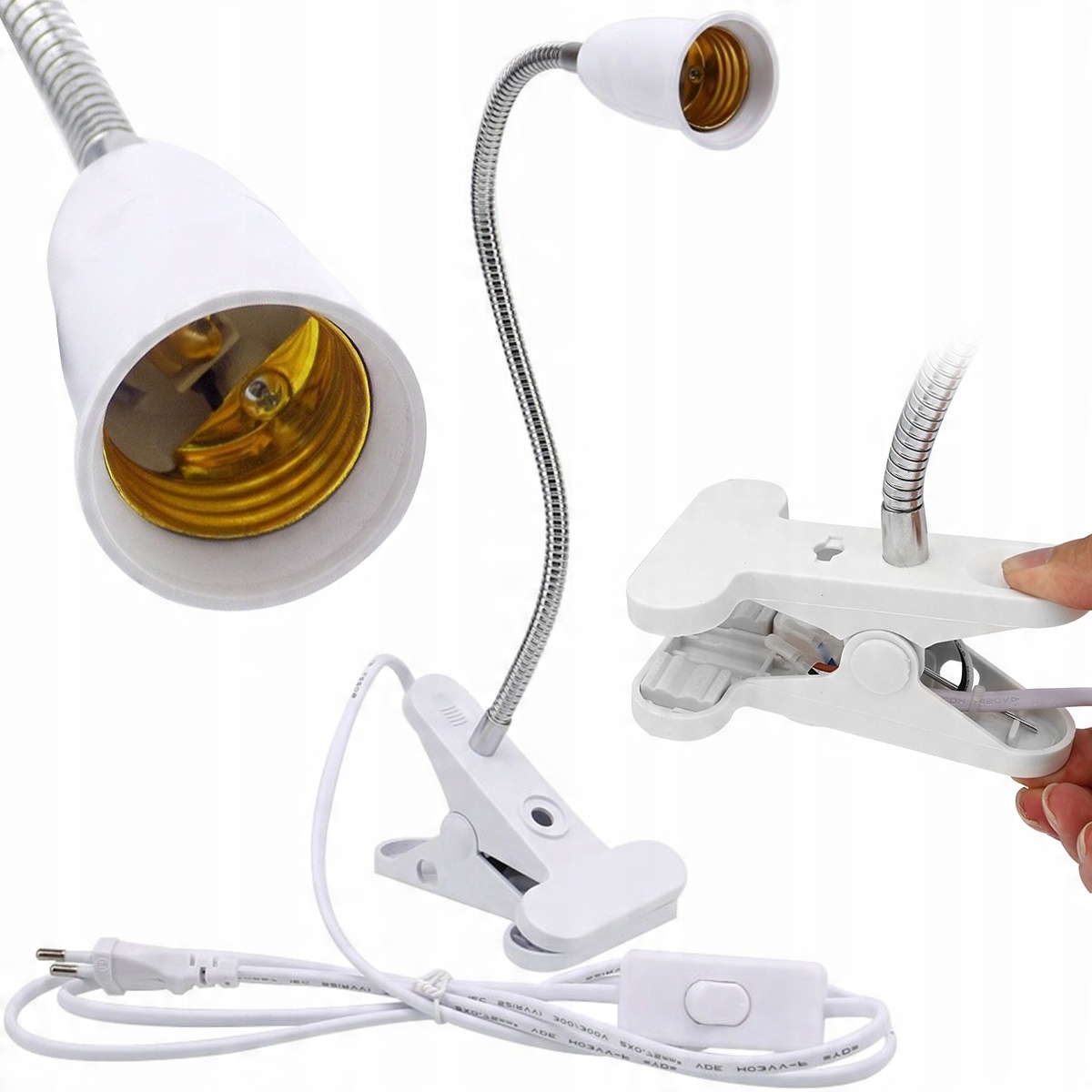 

Uchwyt Lampa Oprawka Żarówki Do Terrarium E27