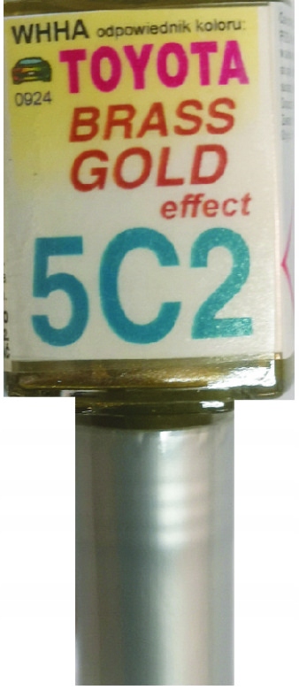 Toyota 5C2 Brass Gold Lakier Samochodowy Zaprawka Do Rys 10 ML Arasystem