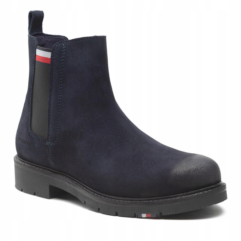 

Tommy Hilfiger Botki Sztyblety Skóra 43 BK36