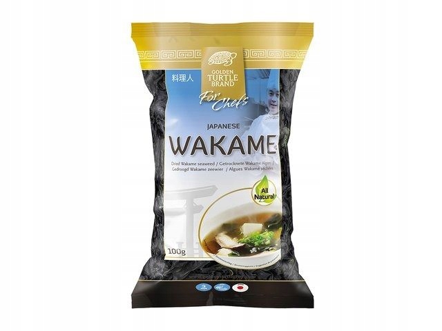 

Wakame Suszone Glony 100 G Wodorosty Gold Turtle