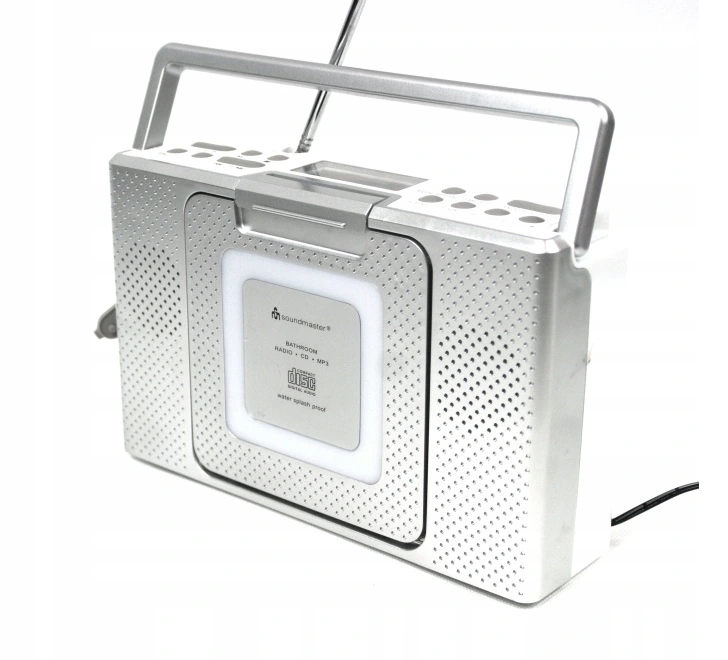 RADIOODTWARZACZ CD WODOSZCZELNY SOUNDMASTER BCD480 RADIO FM CD MP3 AUX Zasilanie sieciowo-bateryjne