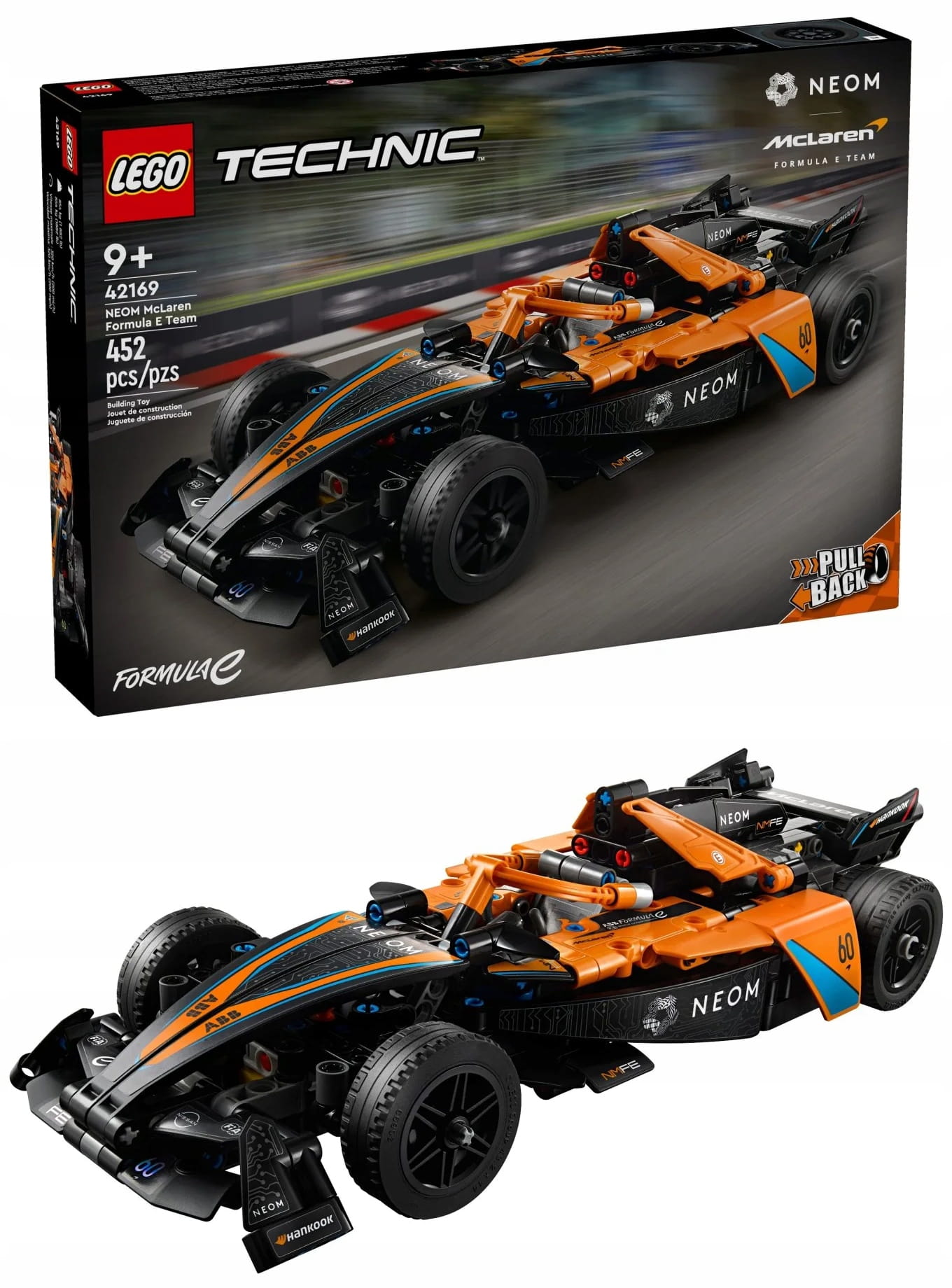 Lego Technic 42169 Stavebnice McLaren Formula E Závodní auto Formule