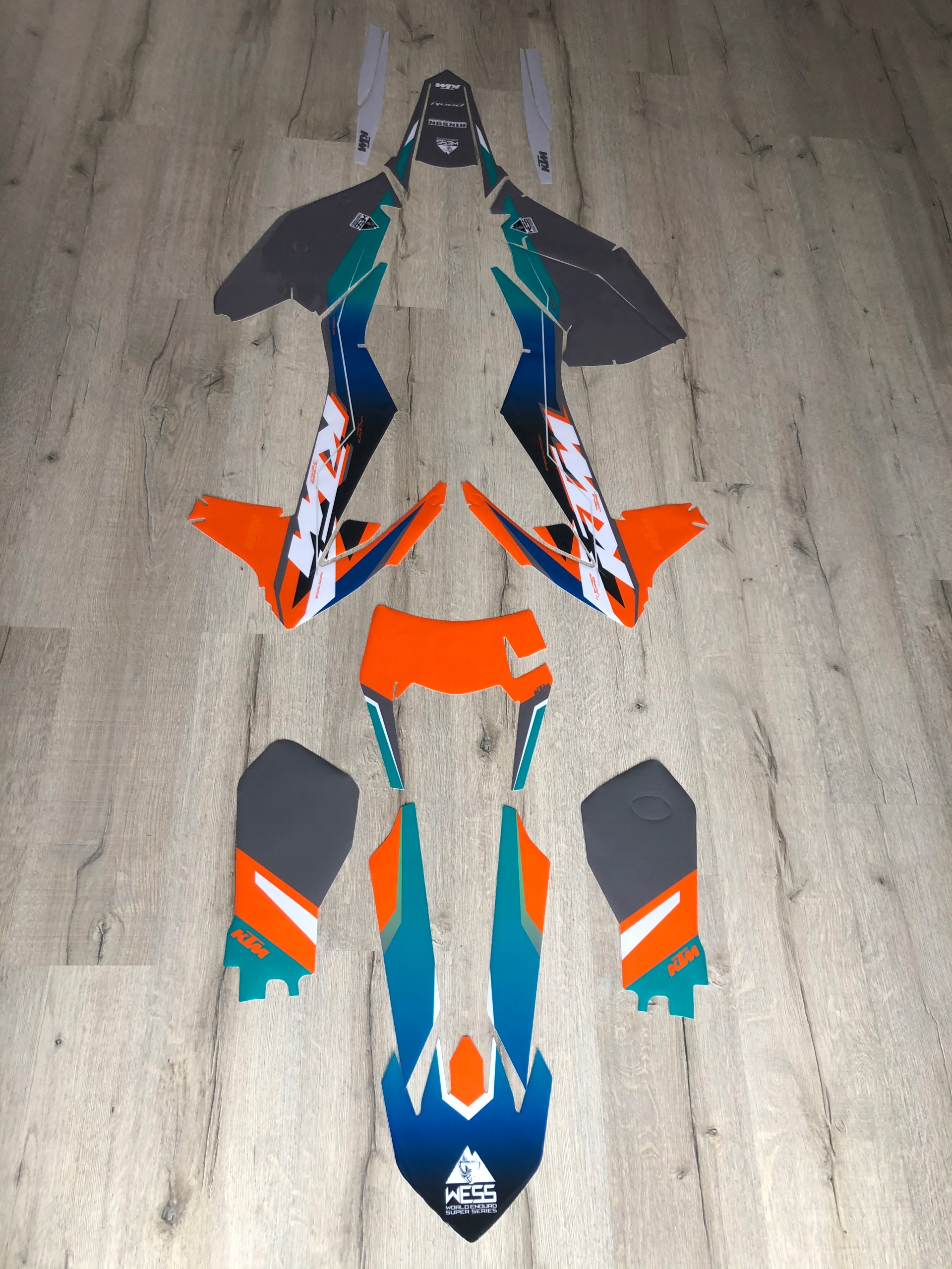 Ktm Exc Excf 17-19, kryt Wess, Italia Cubamoto