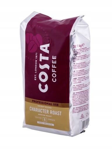 Levně Costa Professional 1KG Bright Bl 100% Arabica Káva Zrnková