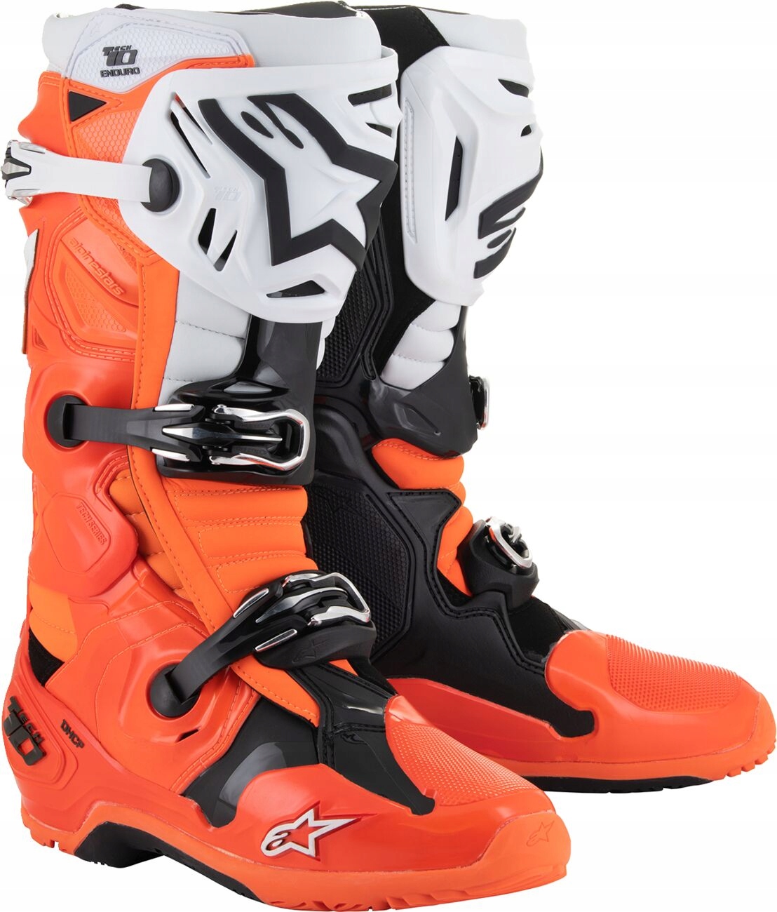 Topánky Na Cross Alpinestars Tech 10 Enduro Orange/black/white 43 (9)