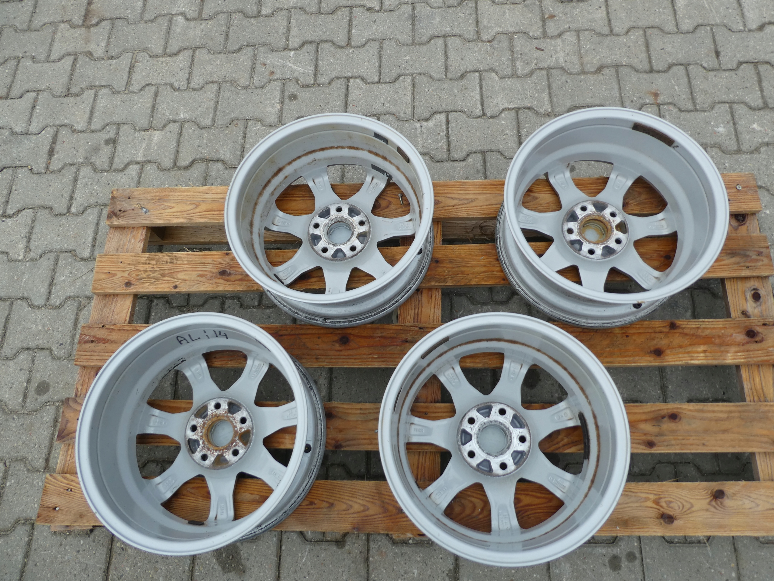 4X discs aluminium disc KBA 47802 VW 5X112