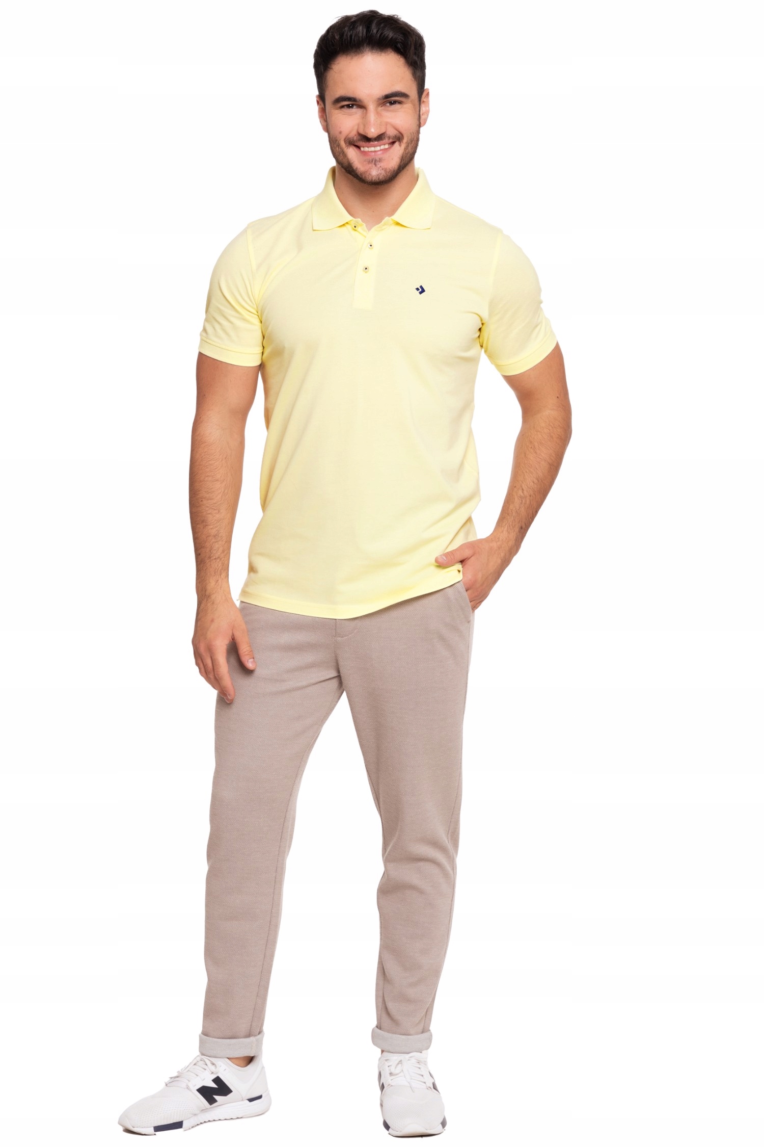 POLO KOSZULKA MĘSKA ELEGANCKA PREMIUM POLÓWKA BAWEŁNA 100% GŁADKA MORAJ XL Wzór dominujący bez wzoru