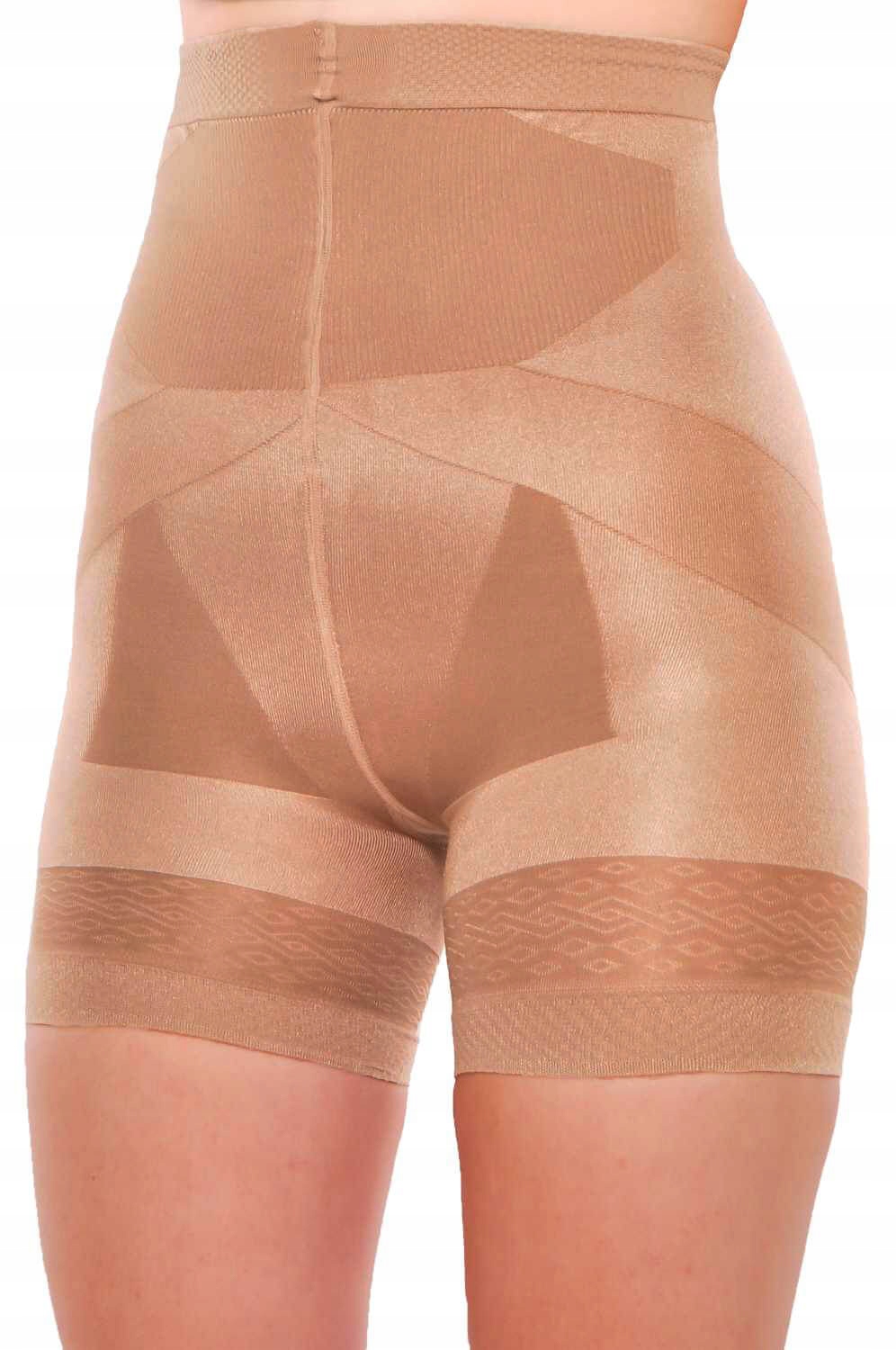 Szorty Push Up Modelujace 140 Den Beż M/3 Kolor beżowy