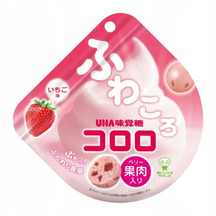 

Japońskie żelki truskawkowe Uha Kororo Strawberry