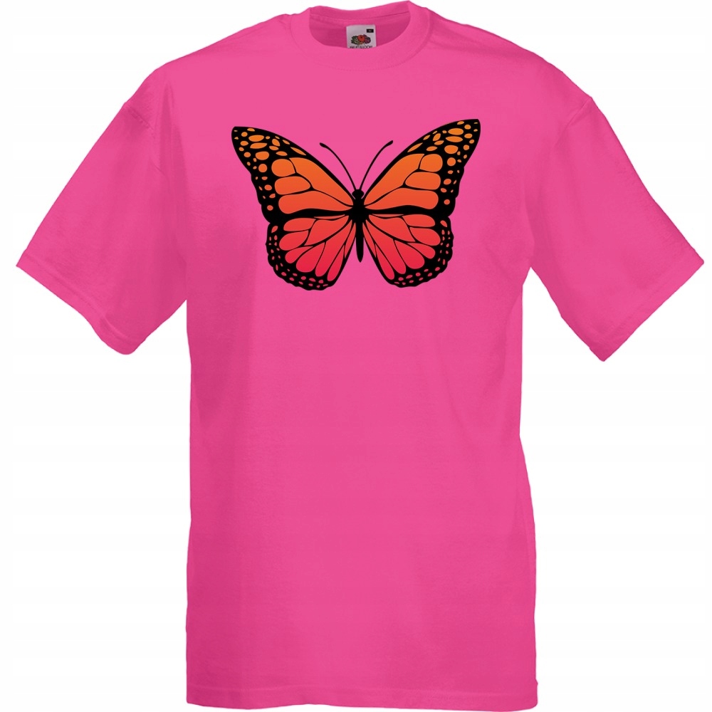 

Koszulka motyl motylek kolory XL fuksja