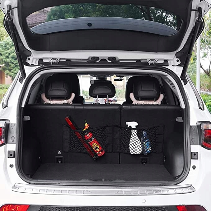 ORGANIZER SIATKA NA RZEP DO BAGAŻNIKA AUTA 50x25 Producent inny