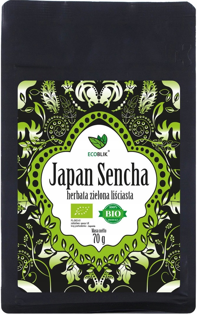 Levně Bio Japonský Zelený Čaj Sencha 70 g Ecoblik
