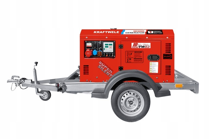 Agregat Prądotwórczy 16 Kva Diesel 400V Przyczepa