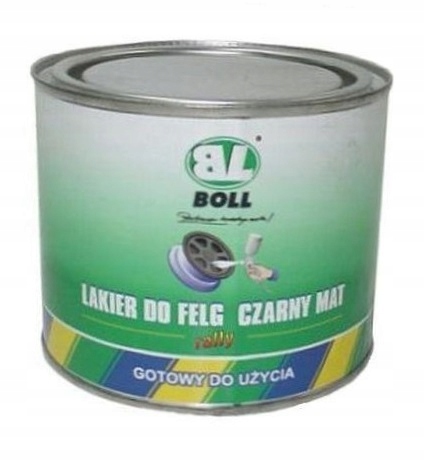 

Boll lakier do felg samochodowych Czarny Mat 0,5L