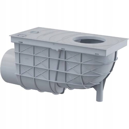 Enpro Lapač střešních splavenin boční Dn O 110 mm, šedá
