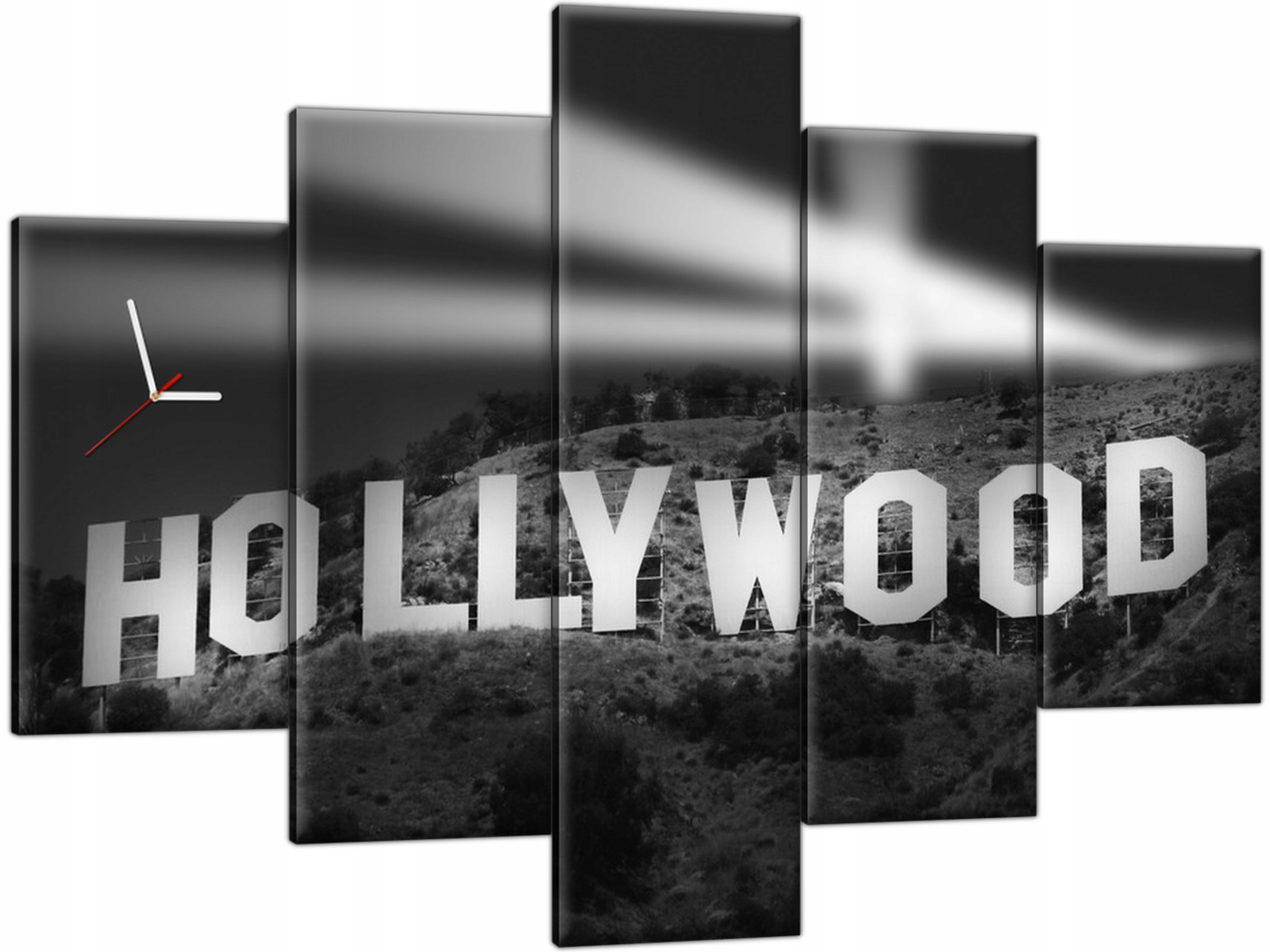 

Zegar ścienny 150x105 Hollywood Miasto Film Obraz
