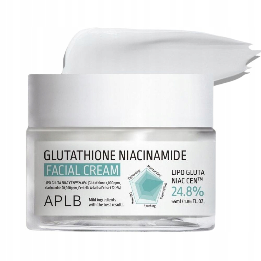 Aplb Rozjasňující krém s glutathionem podporuje mládí a barvu pleti 55 ml