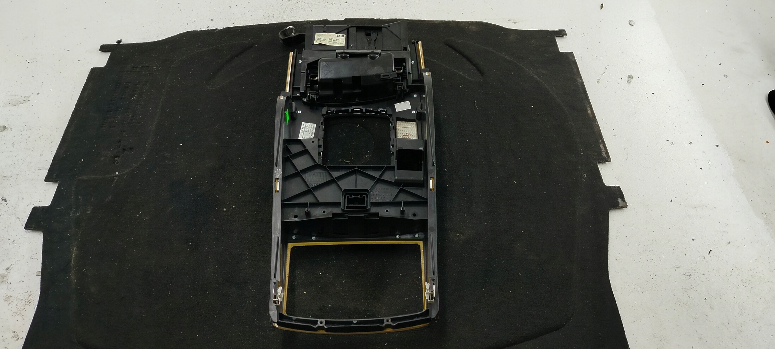 AUDI A6 C6 complete PANEL MMI TUNEL central 4F1857951C