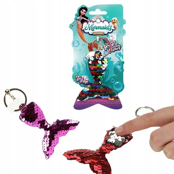 

Brelok Syrenka Cekiny Kolorowy Dwustronny