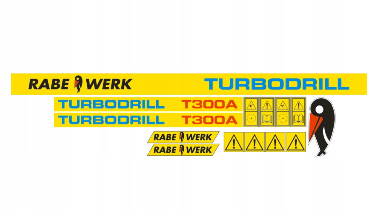 Samolepky Rabewerk Turbodrill T300A