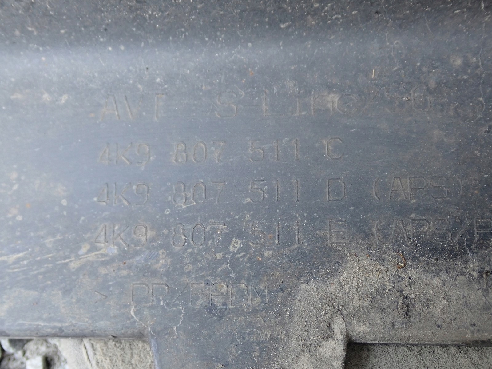bumper rear part rear AUDI A6 S6 C8 4K9 AVANT KOMBI S LINE 2018