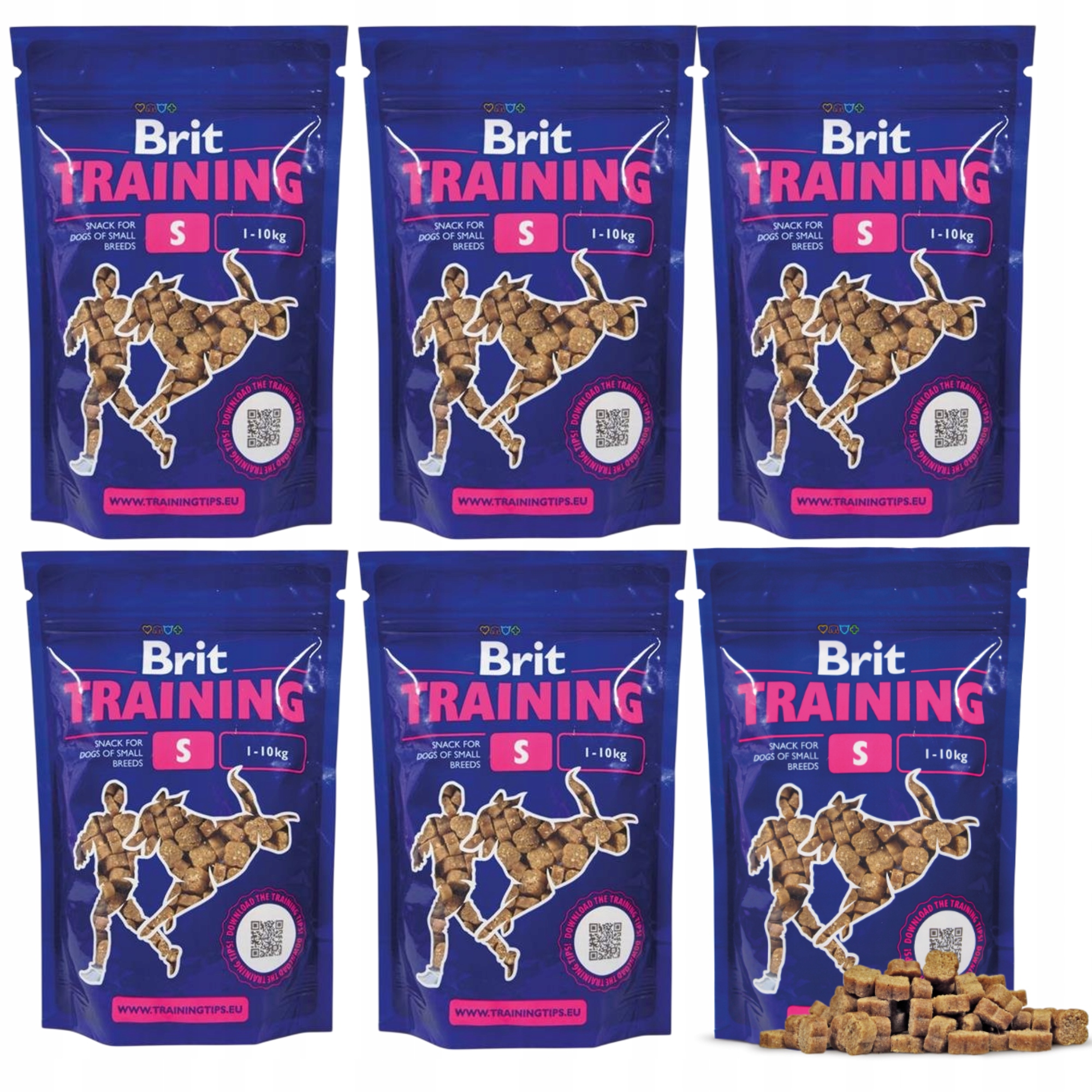 Trenérské pamlsky pro malé psy 1-10 kg S 200 g Brit Training Snack 6 Ks