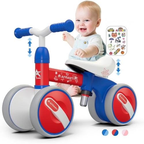 Rowerek biegowy dla dzieci 1-3 lata 4-kołowy stabilny jeździk dla malucha