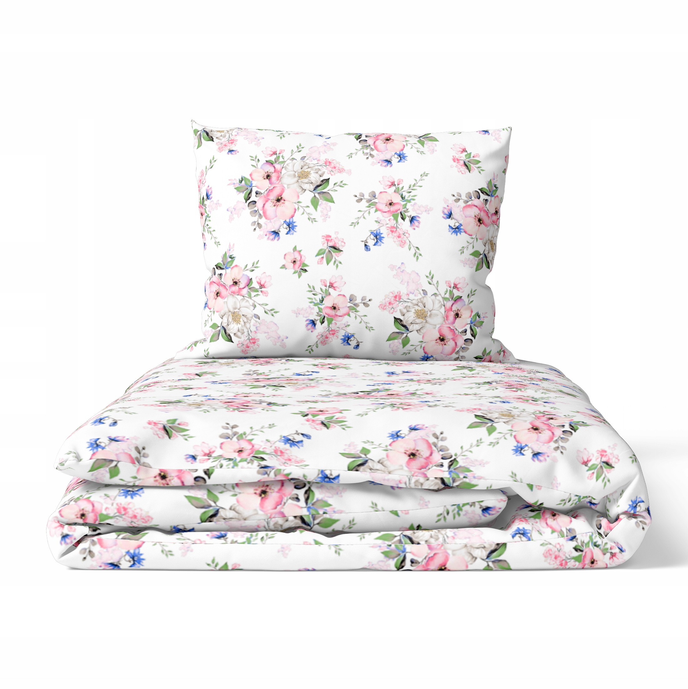 Krepové Povlečení 160x200 cm Hrubá Kůra Jabloň bílá