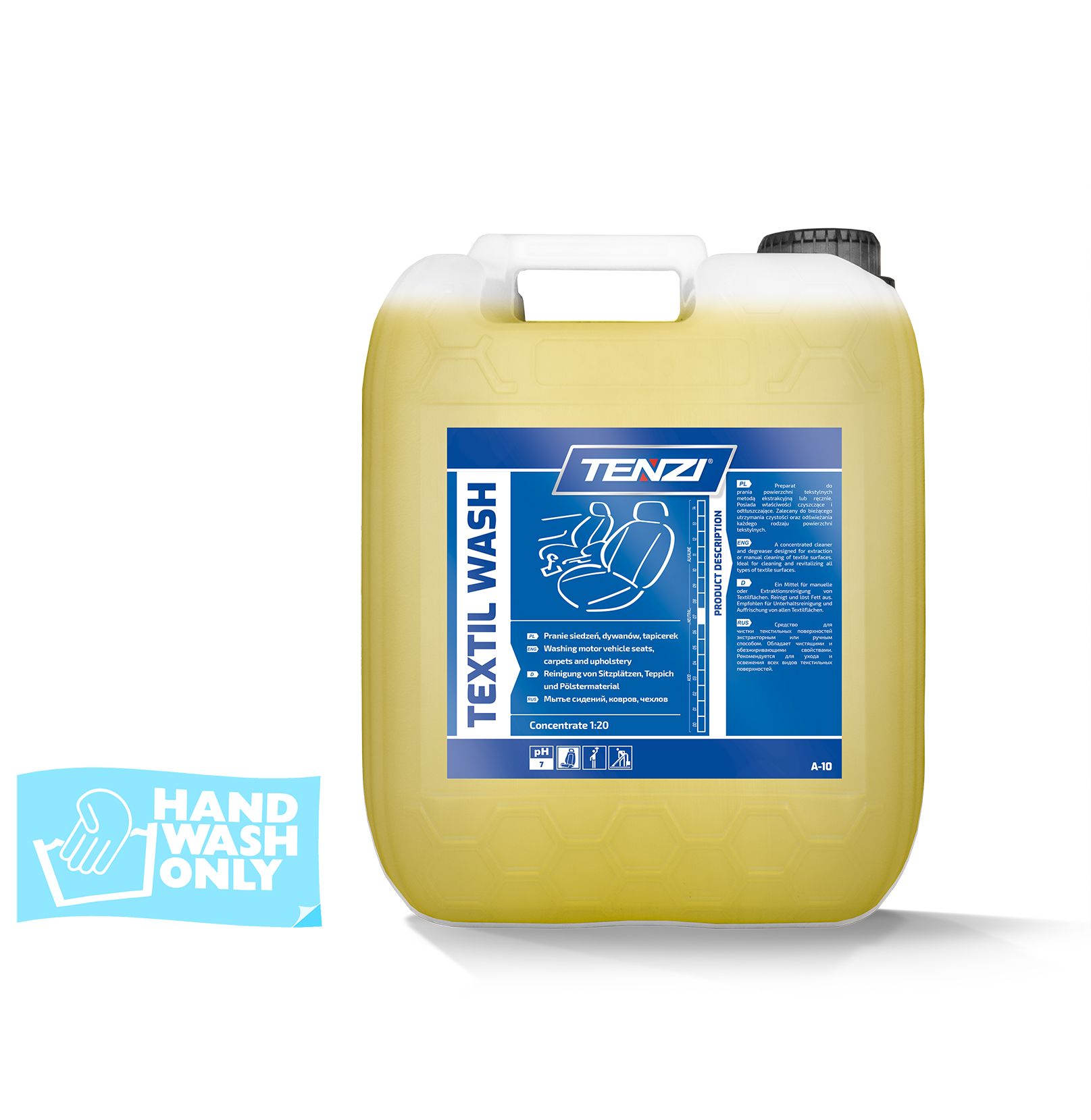 TENZI TEXTIL WASH ДЛЯ ПРАННЯ ОББИВКИ СИДІНЬ 10L