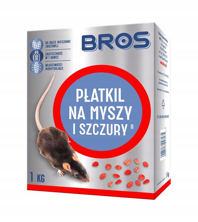 Płatkil płatki TRUTKA na myszy i szczury Bros 1 kg
