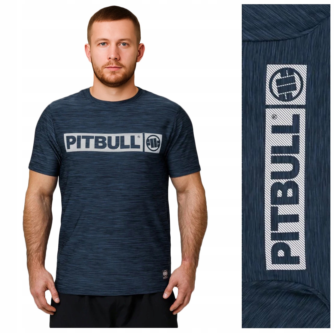 Koszulka męska T-shirt Pit Bull Hilltop Pitbull termoaktywna sportowa XXL