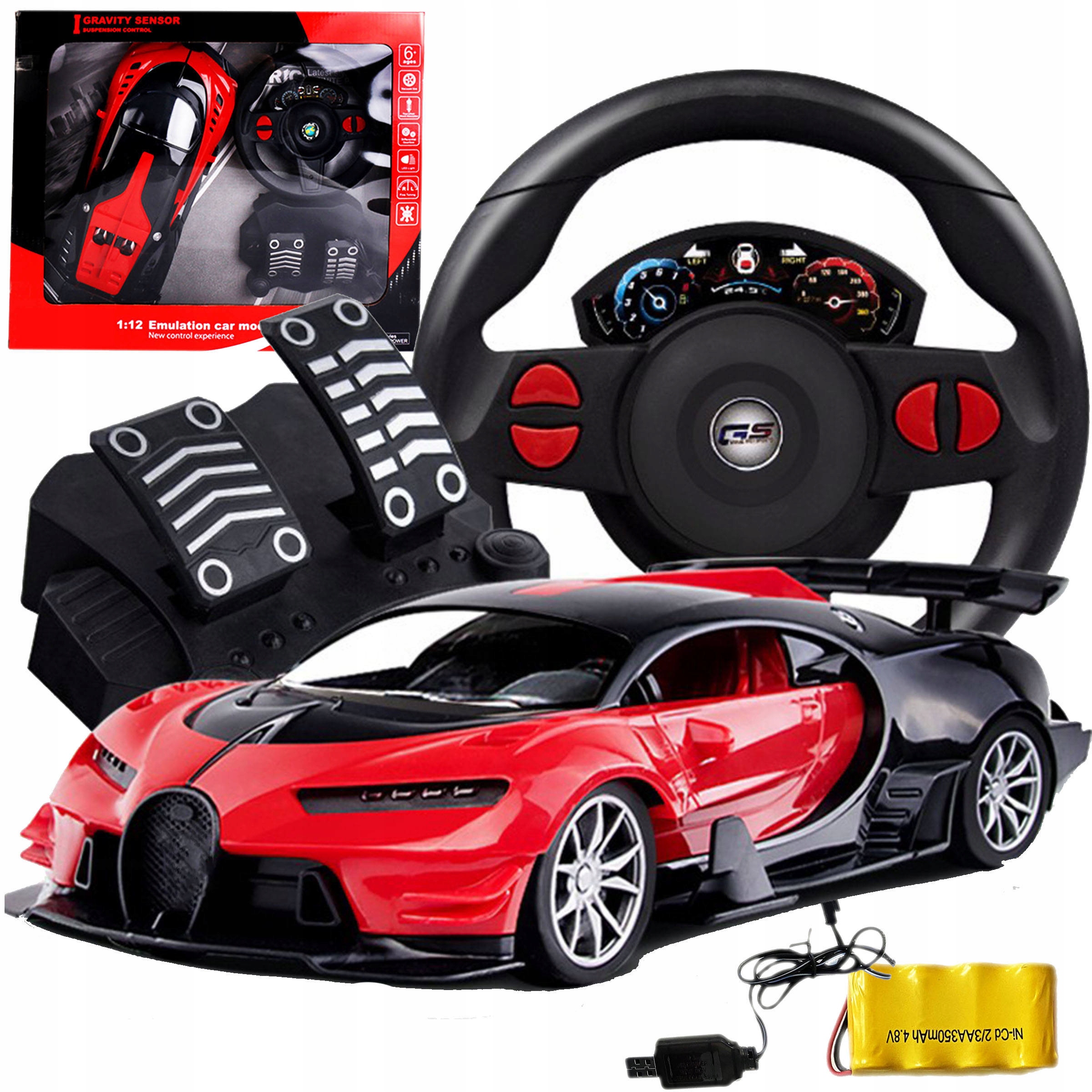 

Samochód Zdalnie Sterowany Auto Rc Pilot Pedały