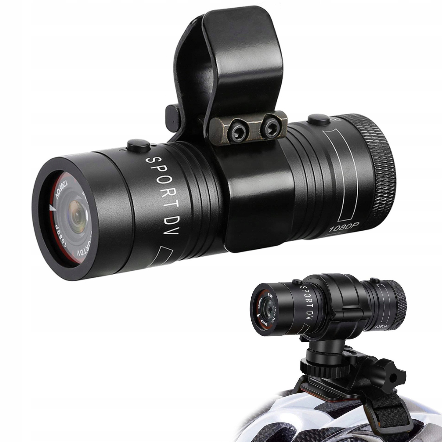 Nová kamera na motocyklová přilba – voděodolná, Hd, 1080P pro sportovní aktivity