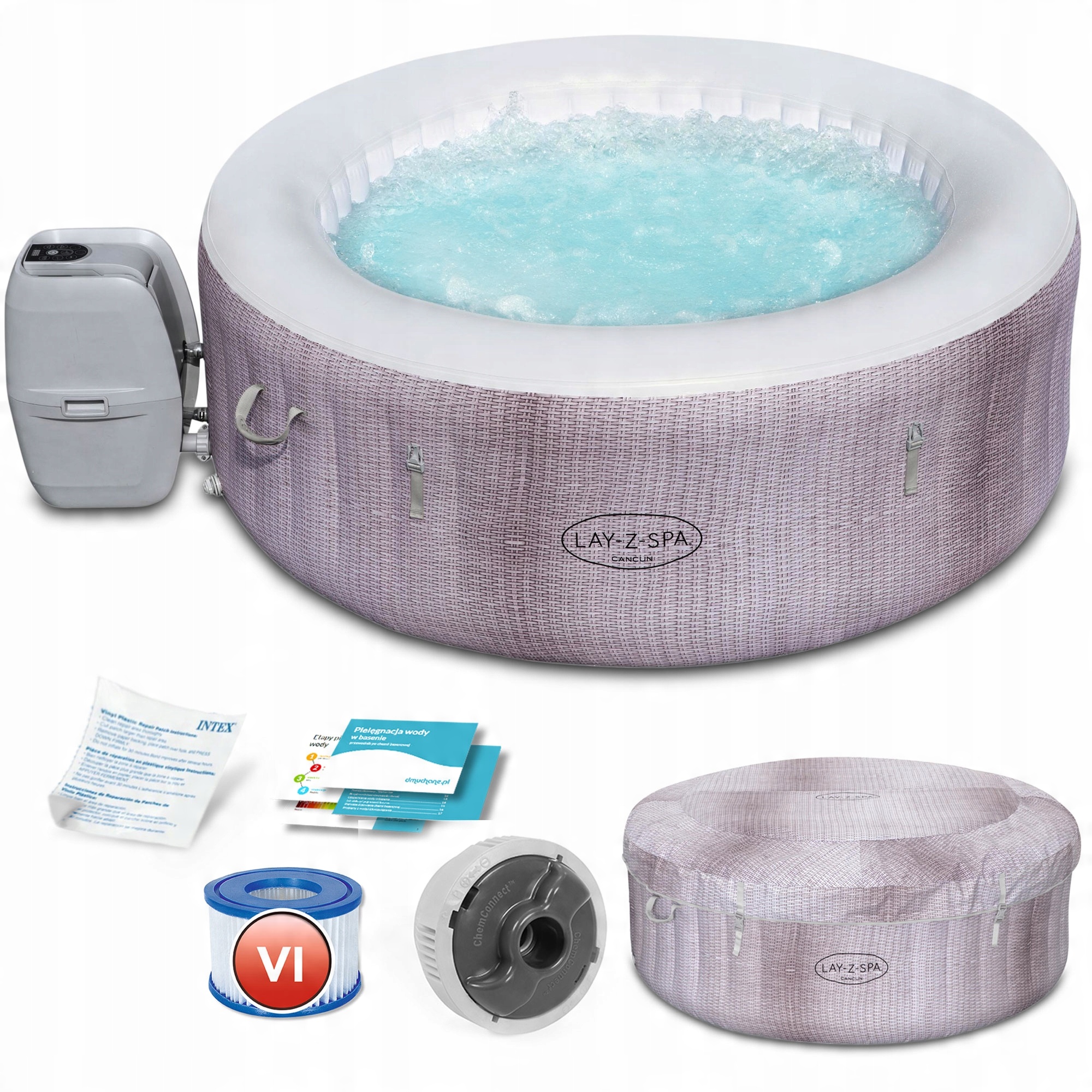 

Jacuzzi Ogrodowe Spa Dmuchane 4-osobowe Bestway