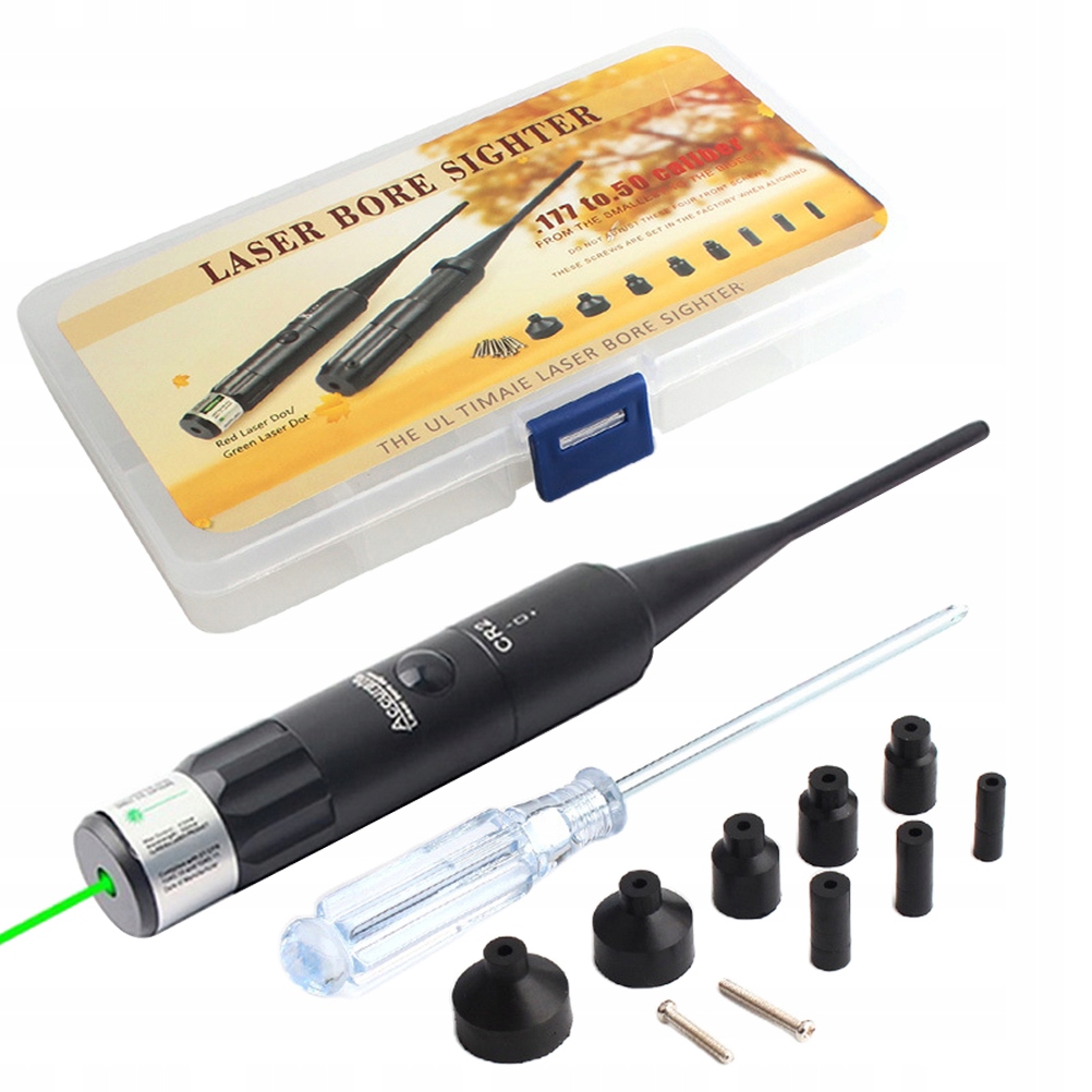 Laser Do Kalibracji Optyki Broni Lunety Zielony Od .22 Do .50 166x18mm
