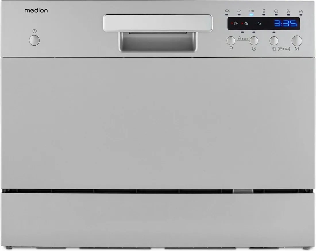 Wolnostojąca Zmywarka Stołowa MD37496 6 Kompletów Naczyń 6 Programów Led