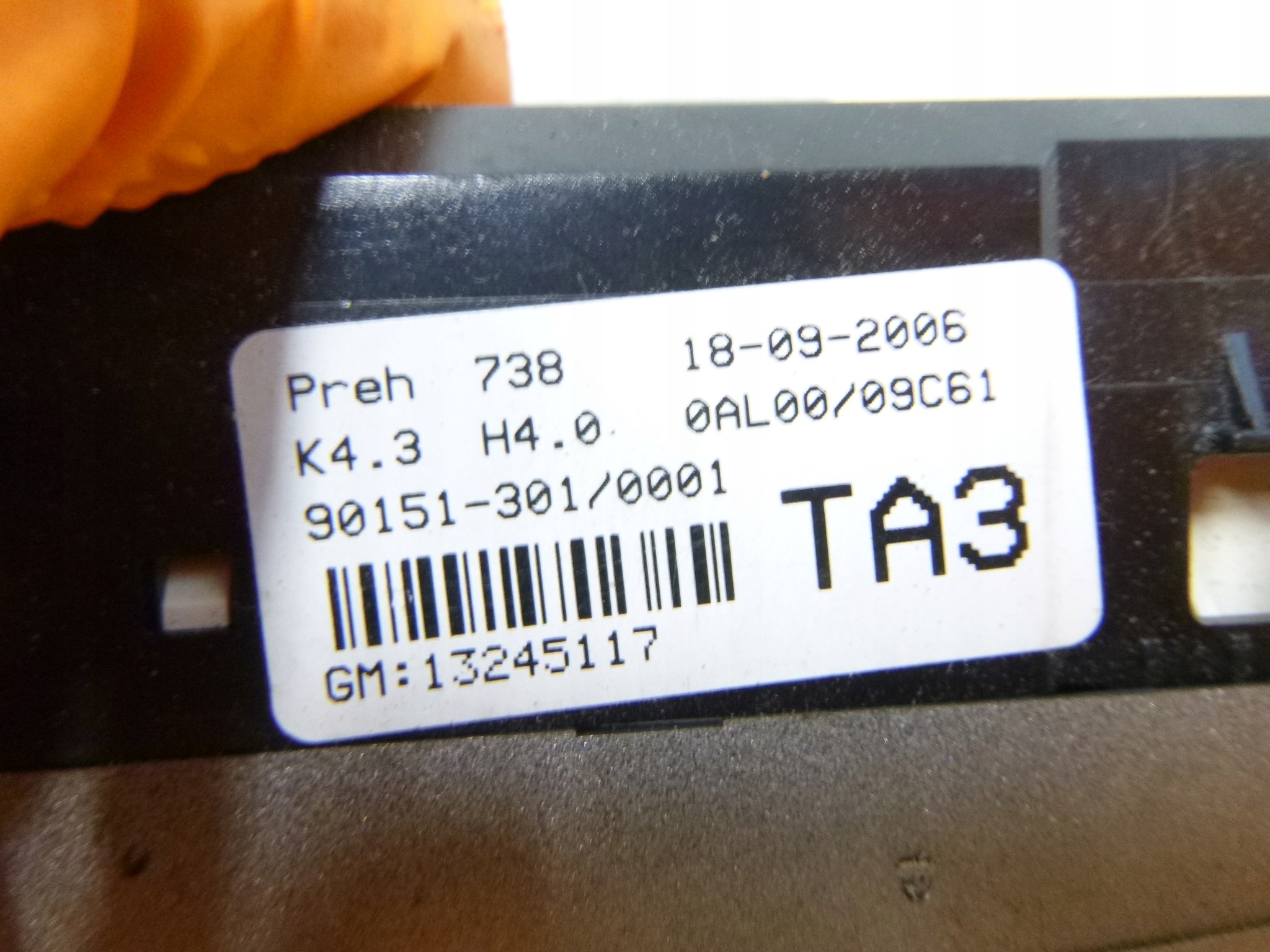Unite commande clima Bouches buses OPEL ASTRA H ZAFIRA B TA3 13245117 PREH