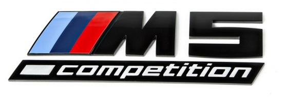 OE BMW F90 EMBLEMAT ZNACZEK M5 COMPETITION BLACK