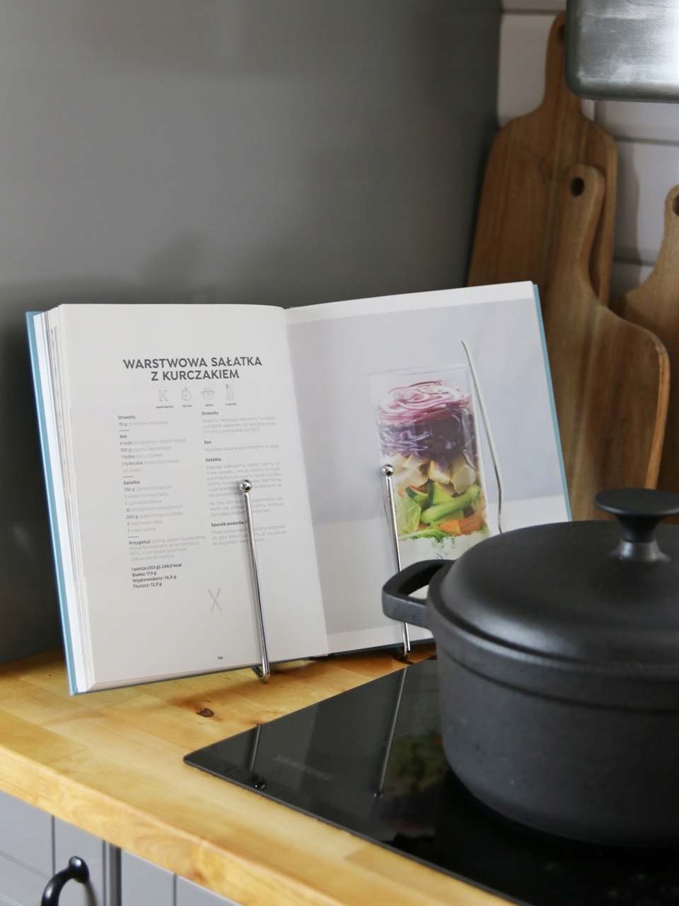 STOJAK pod książkę kucharską PODSTAWKA podpórka Marka MPLCo