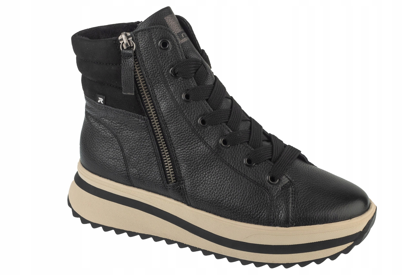 Rieker Booties [39] Dámské kožené tenisky černé