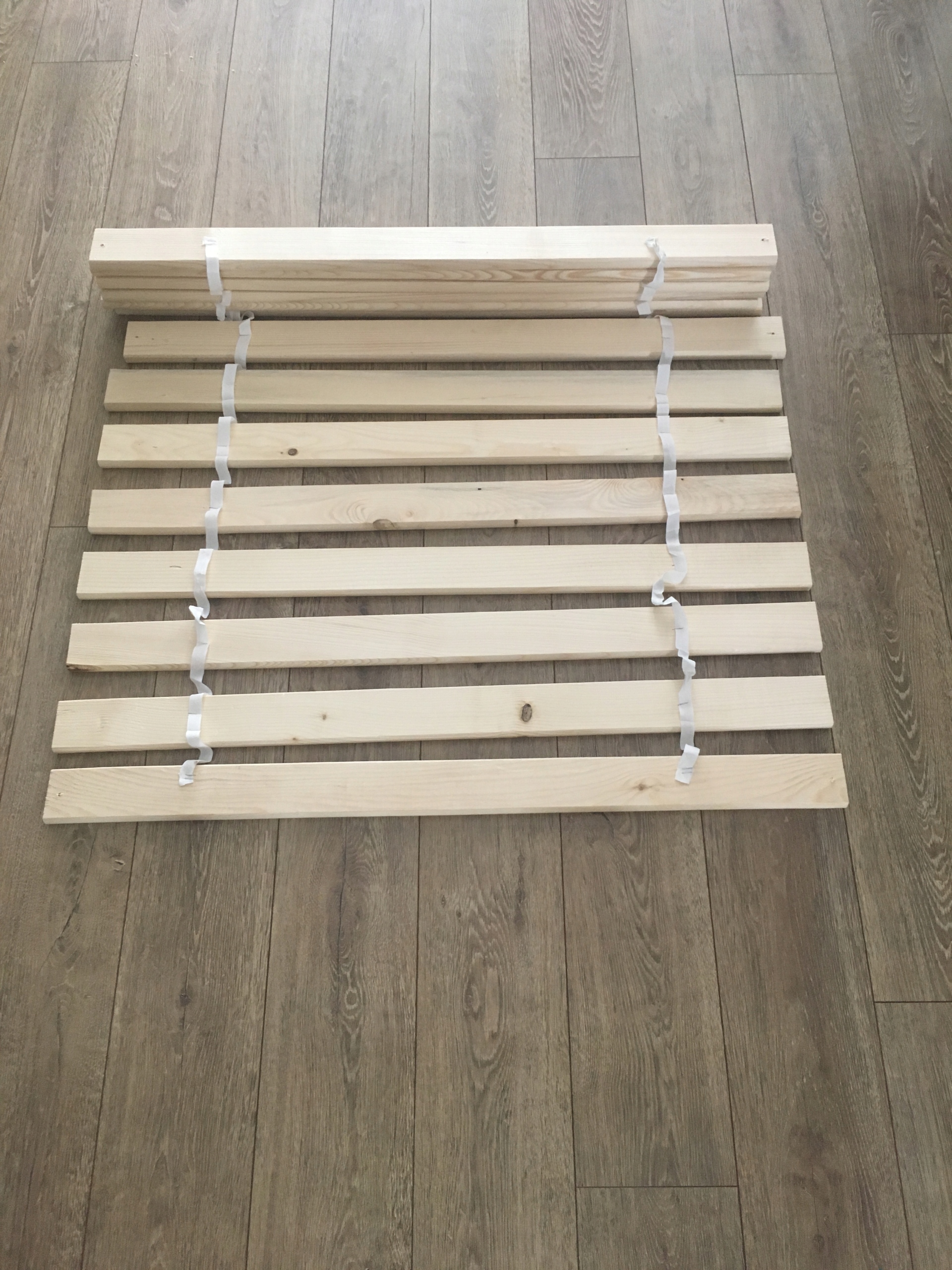 DNO ŁÓŻKA STELAŻ WKŁAD POD MATERAC DREWNO 120X200 Liczba listew 12