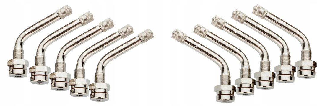 Zawór do Kół Ciężarowych 10szt Chromowany TR 544D Zastosowanie opony bezdętkowe