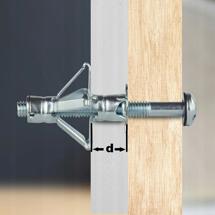 KOŁEK KOŁKI ROZPOROWE 8X80 DO PŁYT GIPSOWYCH GK KOTWA STALOWA MOLLY 50 SZT Kod producenta KOŁKI DO PŁYT GIPSOWYCH MOLLY 8x80