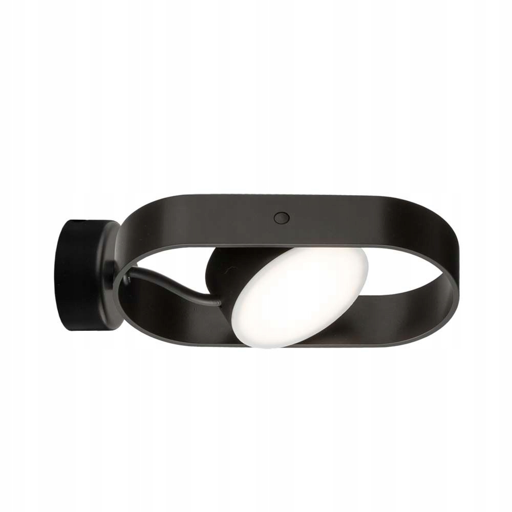 Čierna pohyblivá nástenná Led lampa 6W Shilo Furoku IP20 3000K 690lm