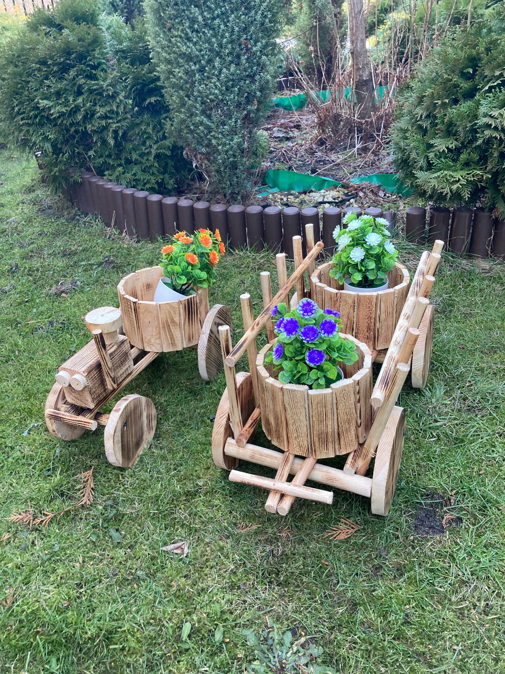 Traktor z wozem z drewna Kod producenta 1