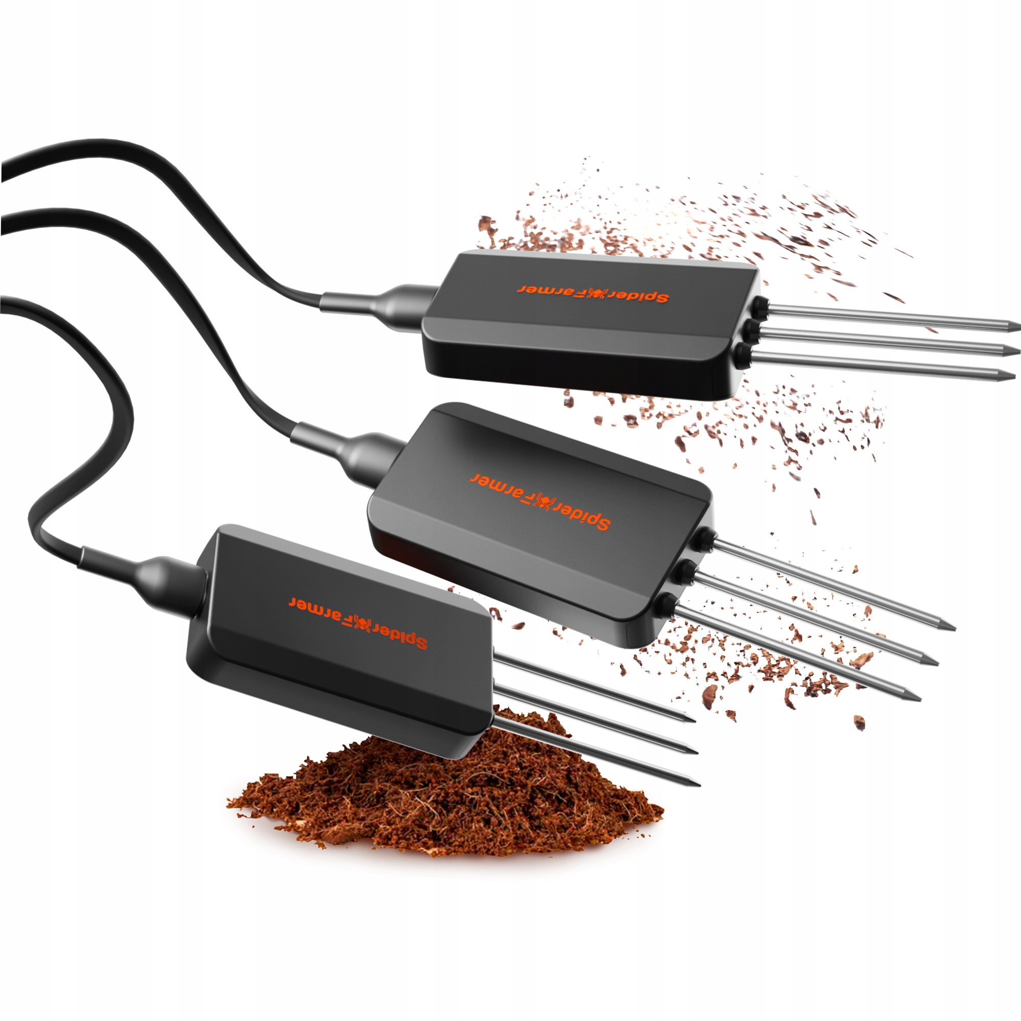 Spider Farmer 3 x Czujniki Gleby do Systemu Uprawy GGS Genius